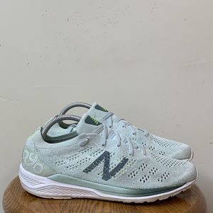 New Balance Women’s 890 V7 W890BG7 Mint Green & White Running Shoes Size 9.5